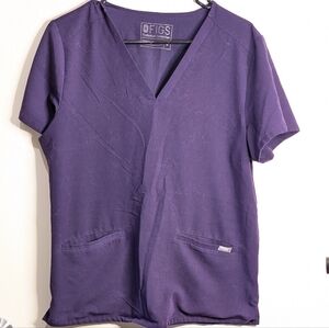 Figs Casma Scrub Top "OG Purple" Medium